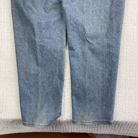 VTG Tall Girl Casual Concepts Womens Long Blue Denim Jeans Size 16 Read* - Picture 16 of 16